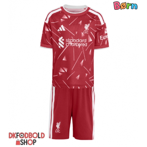 Liverpool Giovanni Leoni #15 Hjemmebanesæt Børn 2026-27 Kort ærmer (+ korte bukser)